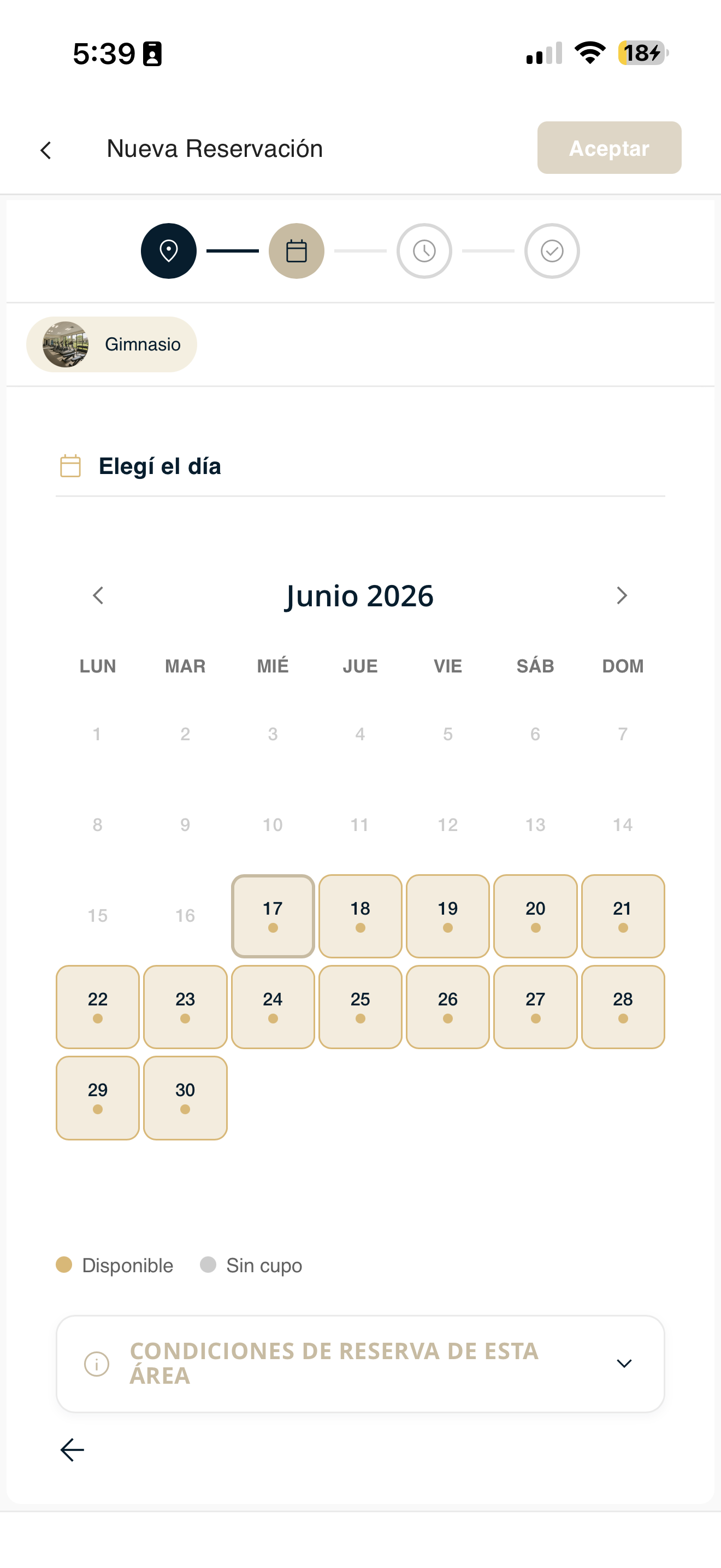 Elegir fecha
