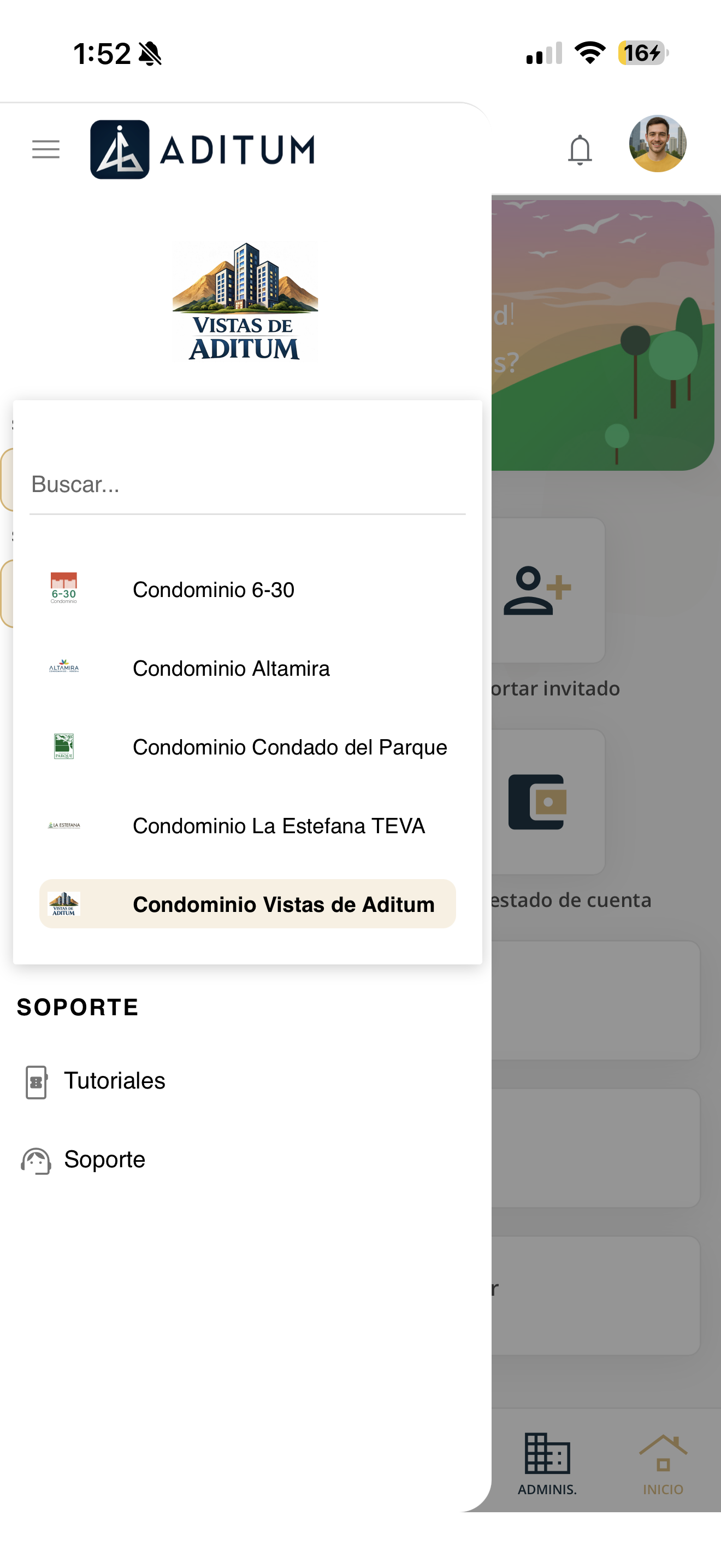 Lista de condominios