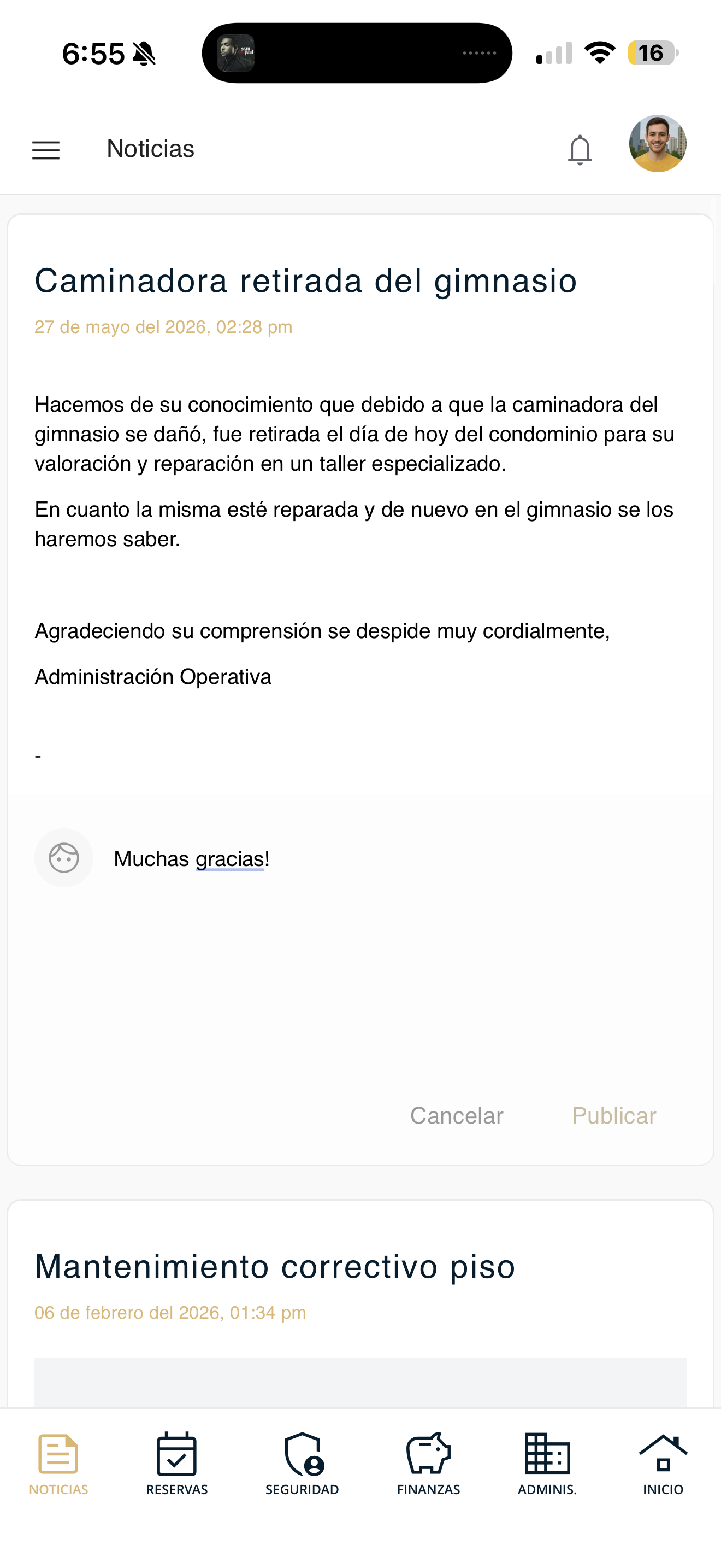 Publicar comentario