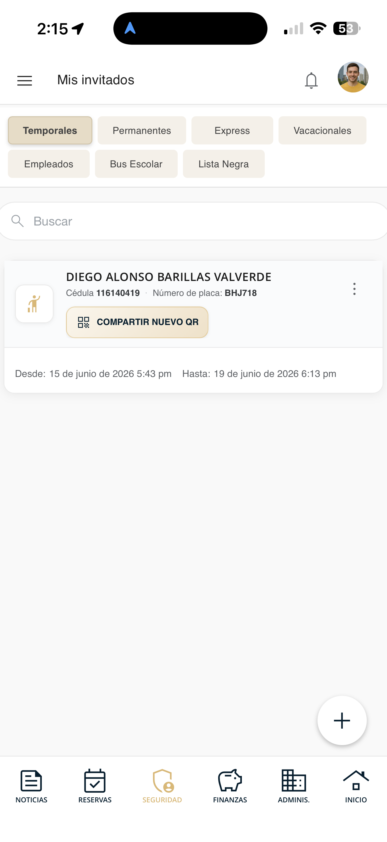 Botón compartir nuevo QR