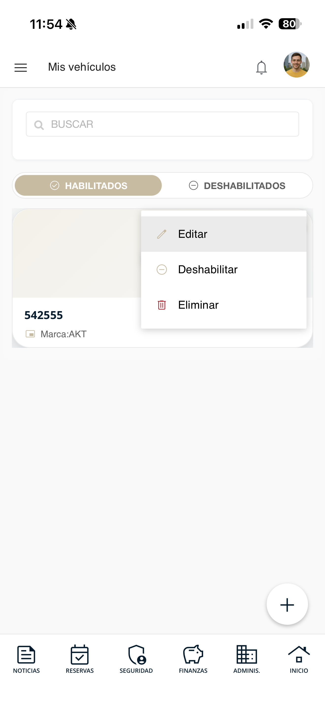 Detalle del vehículo