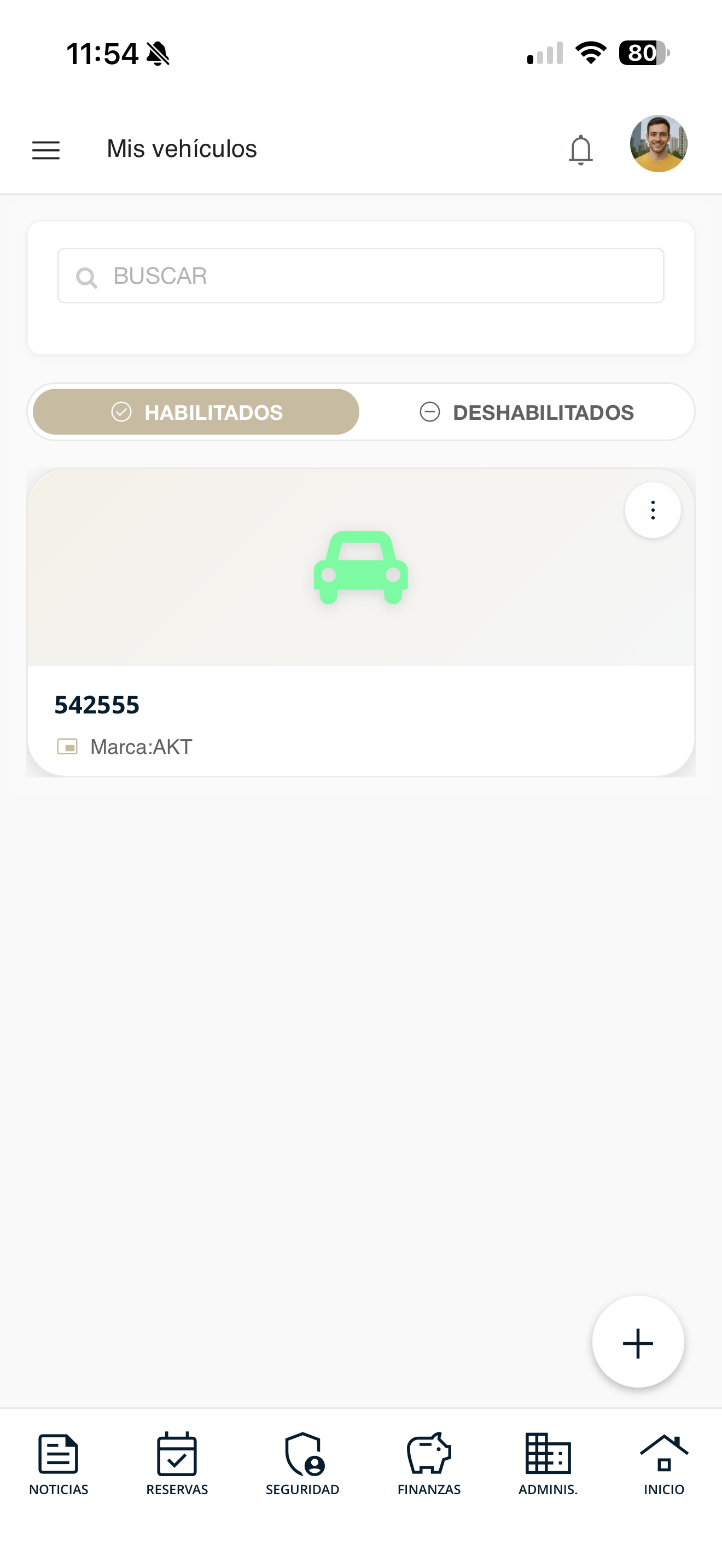 Lista de vehículos